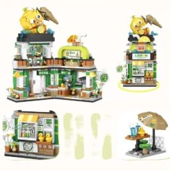 Lemon Tea & Noodle Shop Micro Building Sets -Kawaii Store kawaiies plushies plush softtoy lemon tea noodle shop micro building sets new build it 620510