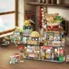 Lemon Tea & Noodle Shop Micro Building Sets -Kawaii Store kawaiies plushies plush softtoy lemon tea noodle shop micro building sets new build it 694899