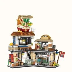 Lemon Tea & Noodle Shop Micro Building Sets -Kawaii Store kawaiies plushies plush softtoy lemon tea noodle shop micro building sets new build it 768574