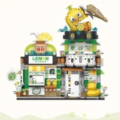 Lemon Tea & Noodle Shop Micro Building Sets -Kawaii Store kawaiies plushies plush softtoy lemon tea noodle shop micro building sets new build it 918736