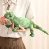 Lifelike Orange Green Brown Lizard Plushie -Kawaii Store kawaiies plushies plush softtoy lifelike orange green brown lizard plushie soft toy green 60cm 105128