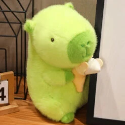 Lime Green Capybara Banana Plush -Kawaii Store kawaiies plushies plush softtoy lime green capybara banana plush soft toy 313163