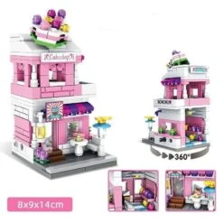 Little London City Mall Building Blocks -Kawaii Store kawaiies plushies plush softtoy little london city mall building blocks build it cake shop 260 pcs 866973