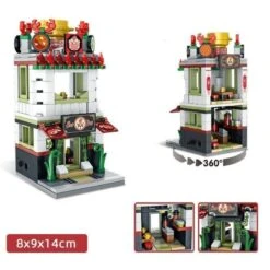 Little London City Mall Building Blocks -Kawaii Store kawaiies plushies plush softtoy little london city mall building blocks build it hot pot 268 pcs 204843
