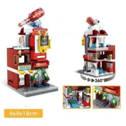 Little London City Mall Building Blocks -Kawaii Store kawaiies plushies plush softtoy little london city mall building blocks build it supermarket 273 pcs 362755