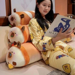 Long Bready Capybara Plushies -Kawaii Store kawaiies plushies plush softtoy long bready capybara plushies soft toy 212399