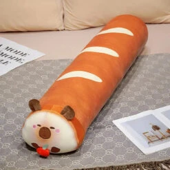 Long Bready Capybara Plushies -Kawaii Store kawaiies plushies plush softtoy long bready capybara plushies soft toy orange 60cm 159478