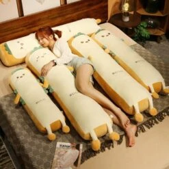 Long Burrito Wrap Bread Plushie -Kawaii Store kawaiies plushies plush softtoy long burrito wrap bread plushie new soft toy 162115
