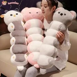 Long Caterpillar Cat Koala Elephant Plushie Collection -Kawaii Store kawaiies plushies plush softtoy long caterpillar cat koala elephant plushie collection soft toy 107048