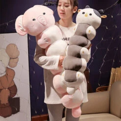 Long Caterpillar Cat Koala Elephant Plushie Collection -Kawaii Store kawaiies plushies plush softtoy long caterpillar cat koala elephant plushie collection soft toy 904945