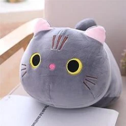 Napping Neko Plushies -Kawaii Store kawaiies plushies plush softtoy long cozy adorable kitty kat new soft toy 19in 50cm choo choo grey 591790
