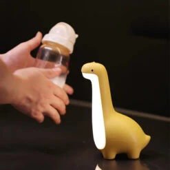 Long Dinosaur LED Night Light -Kawaii Store kawaiies plushies plush softtoy long dinosaur led night light home decor 101062