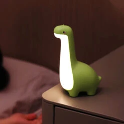 Long Dinosaur LED Night Light -Kawaii Store kawaiies plushies plush softtoy long dinosaur led night light home decor 905491