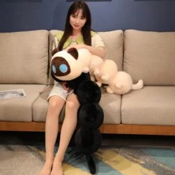 Long Fluffy Cat Caterpillar Plushies 34 Long Fluffy Cat Caterpillar Plushies -Kawaii Store kawaiies plushies plush softtoy long fluffy cat erpillar plushies soft toy 614237