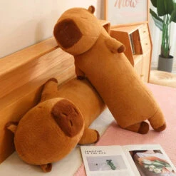 Long Fluffy Cute Capybara Plushies 21 Long Fluffy Cute Capybara Plushies -Kawaii Store kawaiies plushies plush softtoy long fluffy cute capybara plushies soft toy 463654