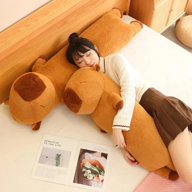 Long Fluffy Cute Capybara Plushies 7 Long Fluffy Cute Capybara Plushies - Image 5