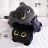 Long Giant Black Gray Fluffy Cat Plushies -Kawaii Store kawaiies plushies plush softtoy long giant black gray fluffy cat plushies soft toy 376698