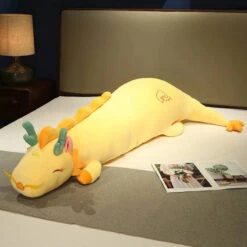 Long Haku Dragon Snuggle Buddy Plushies -Kawaii Store kawaiies plushies plush softtoy long haku dragon snuggle buddy plushies soft toy yellow 31in 80cm 249939