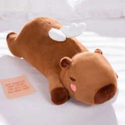 Long Kawaii Angel Capybara Plushies 17 Long Kawaii Angel Capybara Plushies -Kawaii Store kawaiies plushies plush softtoy long kawaii capybara wings orange plushies soft toy white wings 23in 60cm 725963