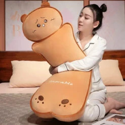 Long Kawaii Cat Bear Bread Plushies 20 Long Kawaii Cat Bear Bread Plushies -Kawaii Store kawaiies plushies plush softtoy long kawaii cat bear bread plushies soft toy 360231