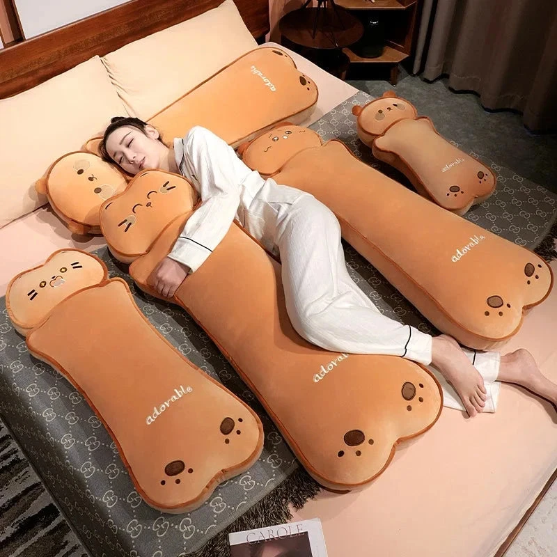 Long Kawaii Cat Bear Bread Plushies 11 Long Kawaii Cat Bear Bread Plushies - Image 9