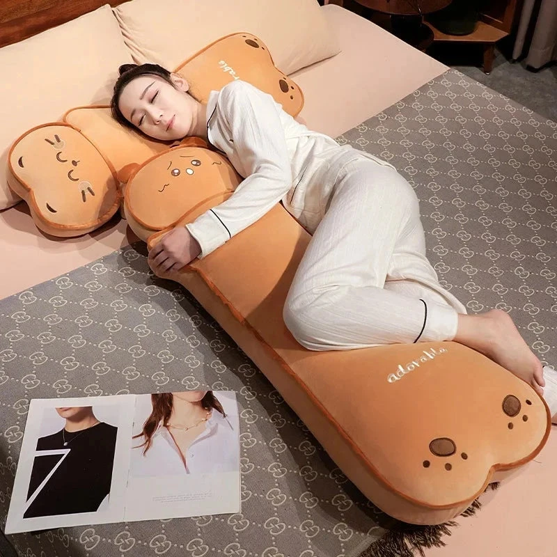 Long Kawaii Cat Bear Bread Plushies 13 Long Kawaii Cat Bear Bread Plushies - Image 11