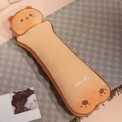 Long Kawaii Cat Bear Bread Plushies 32 Long Kawaii Cat Bear Bread Plushies -Kawaii Store kawaiies plushies plush softtoy long kawaii cat bear bread plushies soft toy bear smiling 23in 60cm 164715