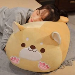 Long Kawaii Shiba Inu Cat Pillow Plush -Kawaii Store kawaiies plushies plush softtoy long kawaii shiba inu cat pillow plush soft toy 206902