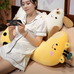 Long Pancake Dino Dog Crocodile Giraffe Pillow Plush -Kawaii Store kawaiies plushies plush softtoy long pancake dino dog crocodile giraffe pillow plush soft toy 989909