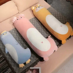 Long Penguin Shiba Pig Zebra Snuggle Buddy Plushies -Kawaii Store kawaiies plushies plush softtoy long penguin shiba pig zebra snuggle buddy plushies soft toy 264297