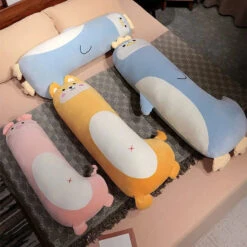 Long Penguin Shiba Pig Zebra Snuggle Buddy Plushies -Kawaii Store kawaiies plushies plush softtoy long penguin shiba pig zebra snuggle buddy plushies soft toy 890409