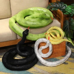 Long Shiny Snake Plushies