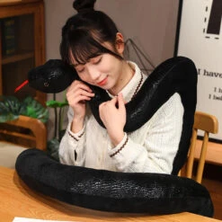 Long Shiny Snake Plushies -Kawaii Store kawaiies plushies plush softtoy long shiny snake plushies soft toy 865440