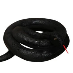 Long Shiny Snake Plushies -Kawaii Store kawaiies plushies plush softtoy long shiny snake plushies soft toy black 118in 300cm 545484