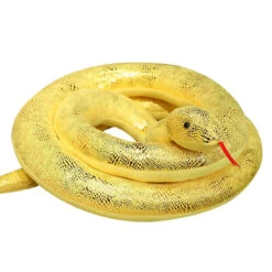 Long Shiny Snake Plushies -Kawaii Store kawaiies plushies plush softtoy long shiny snake plushies soft toy yellow 118in 300cm 207887