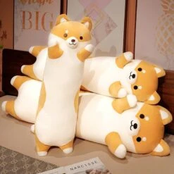 Long Snuggle Shiba Buddy Plushies -Kawaii Store kawaiies plushies plush softtoy long snuggle shiba buddy plushies soft toy 273788