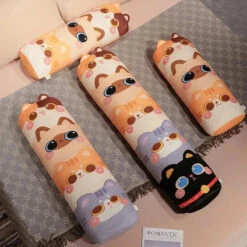 Long Snuggle Stacked Cats Plushie -Kawaii Store kawaiies plushies plush softtoy long snuggle stacked cats plushie soft toy 979805