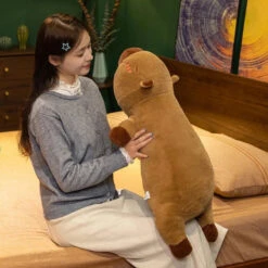 Long Snuggly Capybara Plushies -Kawaii Store kawaiies plushies plush softtoy long snuggly capybara plushies soft toy 241833
