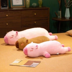 Long Snuggly Capybara Plushies -Kawaii Store kawaiies plushies plush softtoy long snuggly capybara plushies soft toy 457423