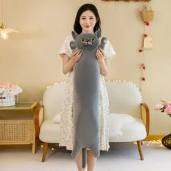 Long Snuggly Cat Siamese British Shorthair Snowshoe Plushies Collection -Kawaii Store kawaiies plushies plush softtoy long snuggly cat siamese british shorthair snowshoe plushies collection soft toy 207398