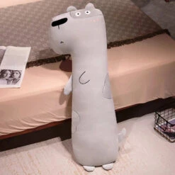 Long Snuggly Dog Plushie 35 Long Snuggly Dog Plushie -Kawaii Store kawaiies plushies plush softtoy long snuggly dog plushie soft toy gray 31in 80cm 360028
