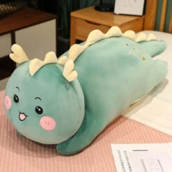 Long Snuggly Dragon Plushies -Kawaii Store kawaiies plushies plush softtoy long snuggly dragon plushies soft toy green 23in 60cm 823507
