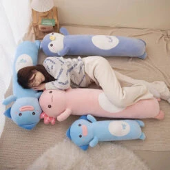 Long Snuggly Fish Axolotl Penguin Plushie Collection 2024 -Kawaii Store kawaiies plushies plush softtoy long snuggly fish axolotl penguin plushie collection 2024 soft toy 257269