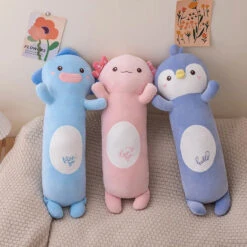 Long Snuggly Fish Axolotl Penguin Plushie Collection 2024 -Kawaii Store kawaiies plushies plush softtoy long snuggly fish axolotl penguin plushie collection 2024 soft toy 583765