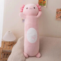 Long Snuggly Fish Axolotl Penguin Plushie Collection 2024 -Kawaii Store kawaiies plushies plush softtoy long snuggly fish axolotl penguin plushie collection 2024 soft toy axolotl 27in 70cm 495387