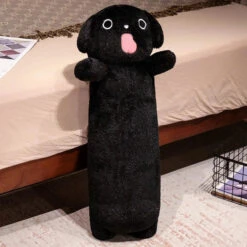 Long Snuggly Fluffy Dog Plushies 2024 Collection -Kawaii Store kawaiies plushies plush softtoy long snuggly fluffy dog plushies 2024 collection soft toy black 60cm 807636