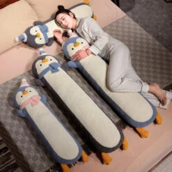 Long Snuggly Fluffy Penguin Plushies -Kawaii Store kawaiies plushies plush softtoy long snuggly fluffy penguin plushies soft toy 304950
