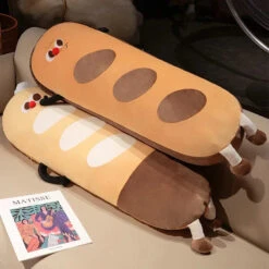 Long Snuggly Funny Baguette Bread Plushies -Kawaii Store kawaiies plushies plush softtoy long snuggly funny baguette bread plushies soft toy 147628