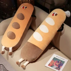 Long Snuggly Funny Baguette Bread Plushies -Kawaii Store kawaiies plushies plush softtoy long snuggly funny baguette bread plushies soft toy 318305