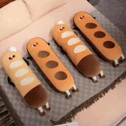 Long Snuggly Funny Baguette Bread Plushies -Kawaii Store kawaiies plushies plush softtoy long snuggly funny baguette bread plushies soft toy 325697